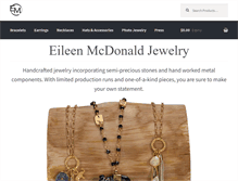 Tablet Screenshot of eileenmcdonald.com